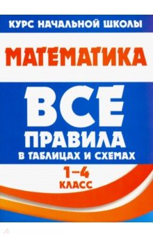 Математика.Все правила в таблицах и схемах.1-4 кл.