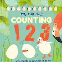 Flip, Flap, Find! Counting 123,lift the flap board