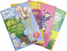Roald Dahls Sticker Book Collection (4 books)