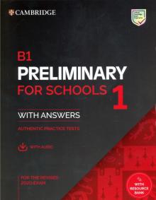 Preliminary for Schools 1 SB w/ans + Audio (2020)