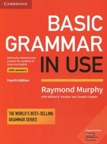 Basic Grammar In Use SBk with Answers Am Eng, 4ed