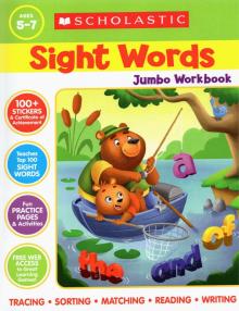 Scholastic Sight Words Jumbo Workbook (ages 5-7)