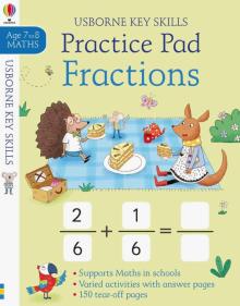 Fractions Practice Pad age 7-8