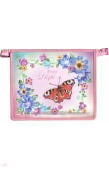 Папка д/тетрадей А5 БАБОЧКА В РАМКЕ (ПТ-2095) плас