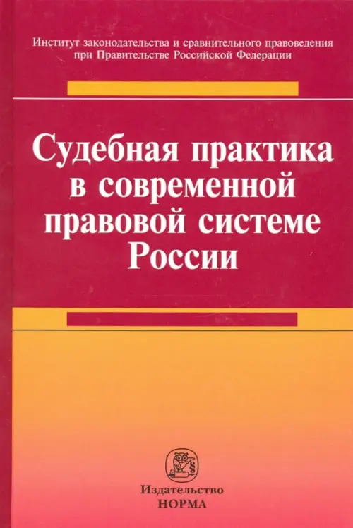 Судебная практика в современной правовой системе России. Монография