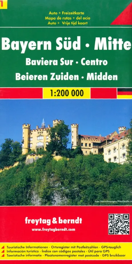 Bayern Sud. Mitte. 1:200 000