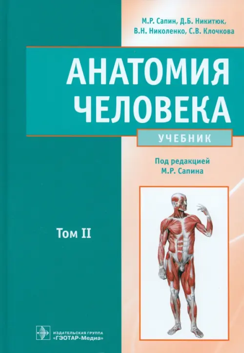 Анатомия человека. Учебник. В 2-х томах. Том 2