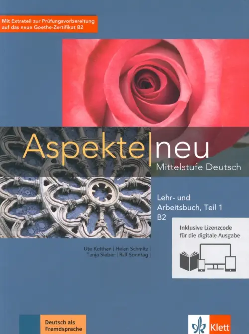 Aspekte neu. B2. Lehr- und Arbeitsbuch. Teil 1 + CD. Mittelstufe Deutsch