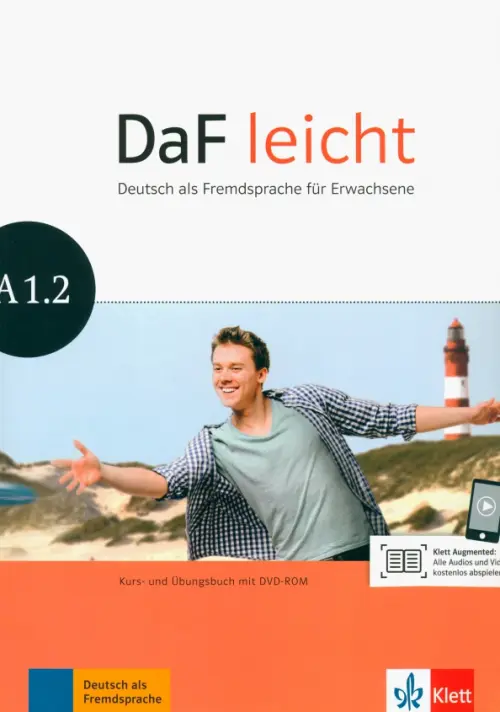 DaF leicht A1.2. Deutsch als Fremdsprache fur Erwachsene. Kurs- und Ubungsbuch mit DVD-ROM
