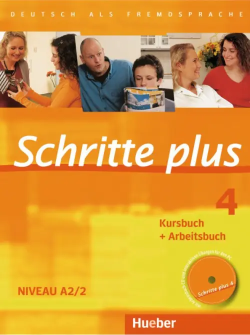 Schritte plus 4. Kursbuch + Arbeitsbuch mit Audio-CD zum Arbeitsbuch und interaktiven Übungen