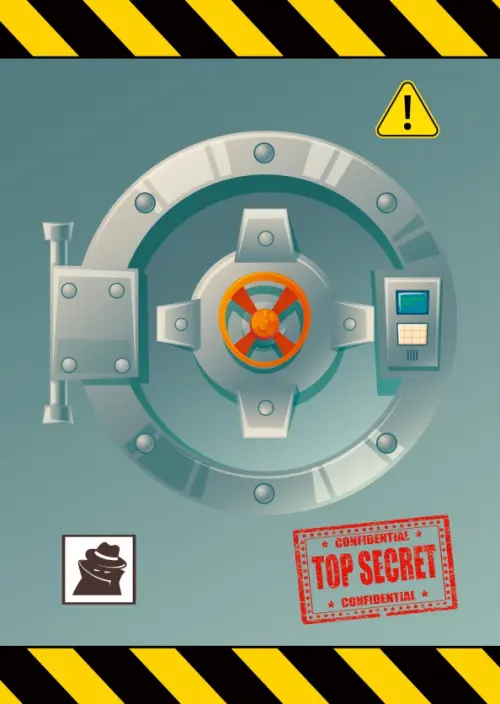 Блокнот Top secret. Сейф, А6+, 64 листа