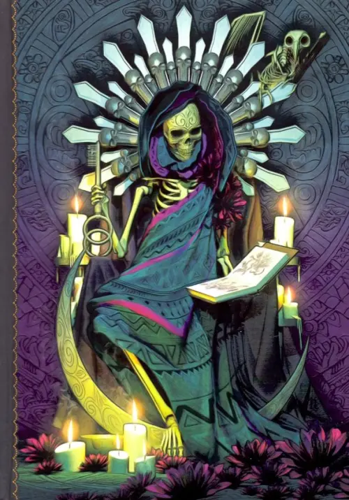 Дневник "Santa Muerte" (160 страниц, 150х210 мм, нелинованный)