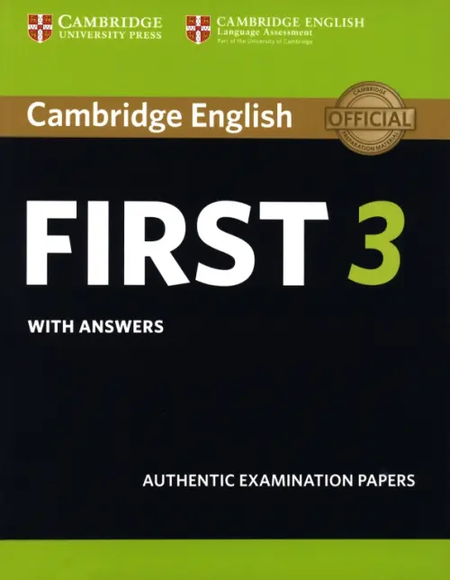 Cambridge English First 3. Student's Book with Answers