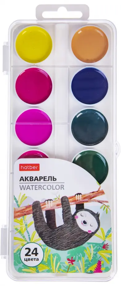 Акварель медовая полусухая Colora, 24 цвета