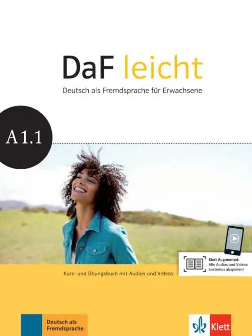 DaF leicht A1.1. Deutsch als Fremdsprache für Erwachsene. Kurs- und Übungsbuch mit Audios und Videos