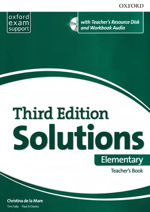 Solutions. Elementary. Essentials Teacher's Book and Resource Disc Pack