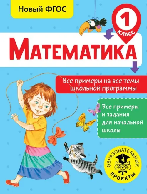 Математика. 1 класс. Все примеры на все темы школьной программы