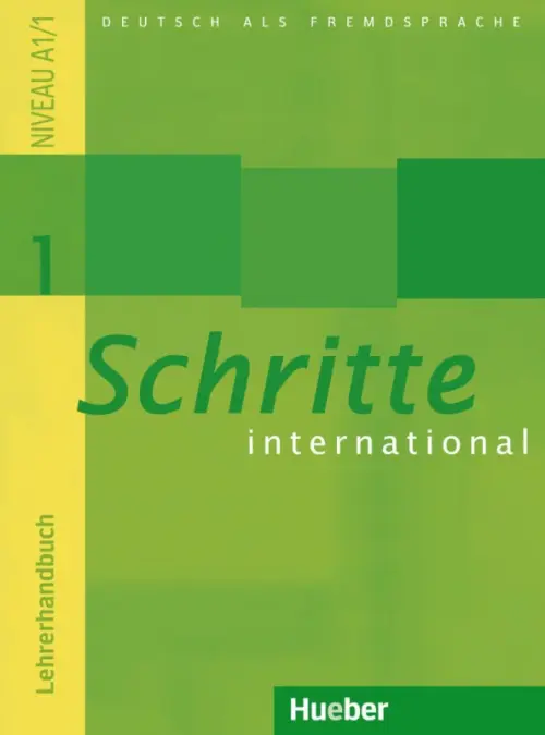 Schritte international 1. Lehrerhandbuch. Deutsch als Fremdsprache