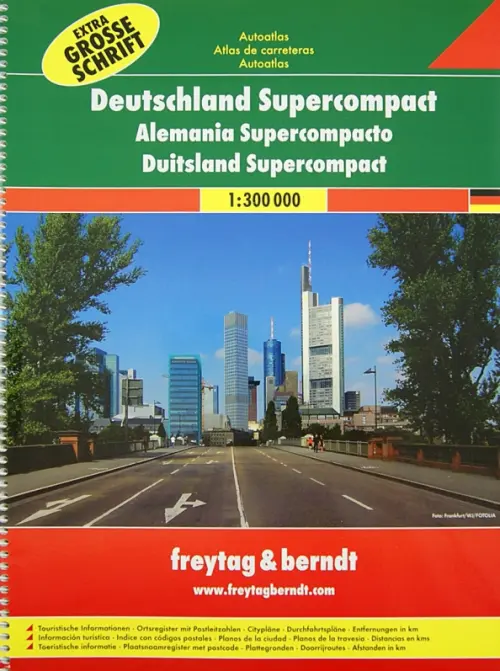 Deutschland Supercompact. Autoatlas 1:300 000