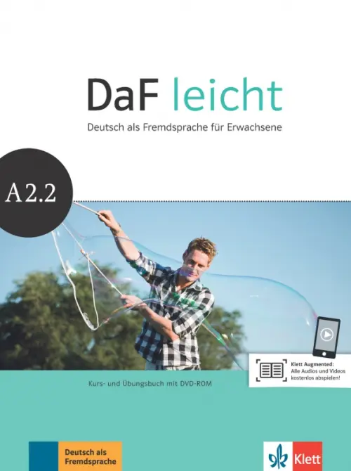 DaF leicht A2.2. Deutsch als Fremdsprache für Erwachsene. Kurs- und Übungsbuch mit DVD-ROM