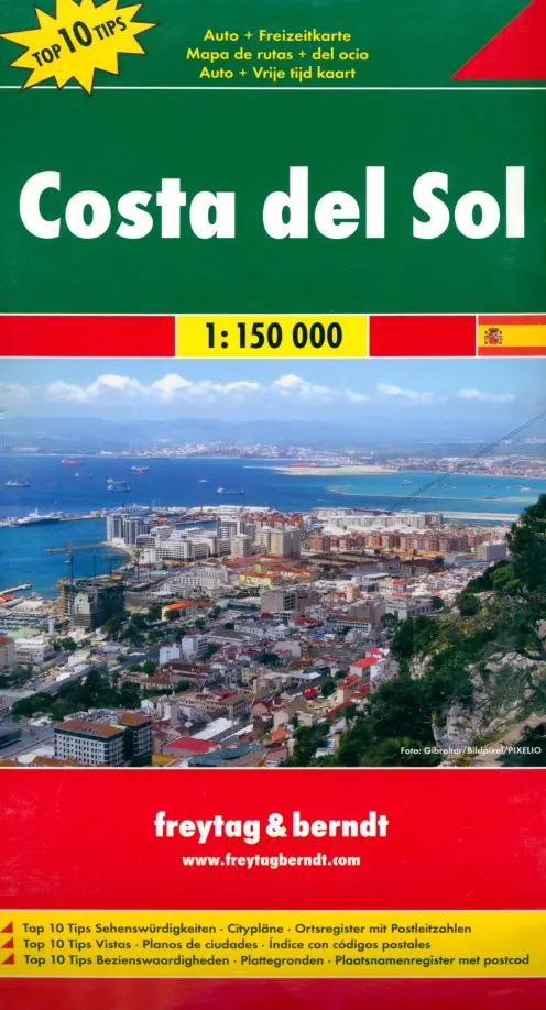 Costa del Sol. 1:150 000