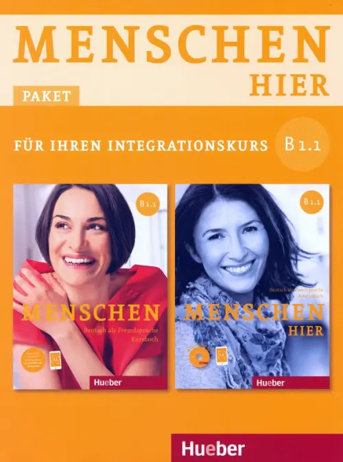 Menschen hier B1.1. Paket, Kursbuch Menschen und Arbeitsbuch Menschen hier mit Audio-CD