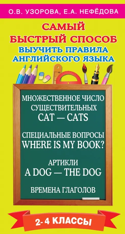 Самый быстрый способ выучить правила английского языка. 2-4 классы