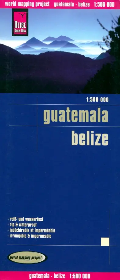 Guatemala. Belize 1:500 000