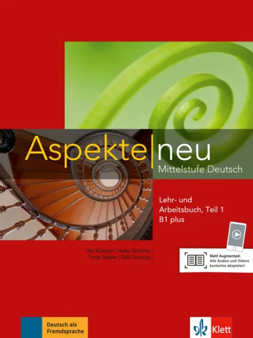 Aspekte neu. B1 plus. Lehr- und Arbeitsbuch mit Audio-CD. Teil 1. Mittelstufe Deutsch