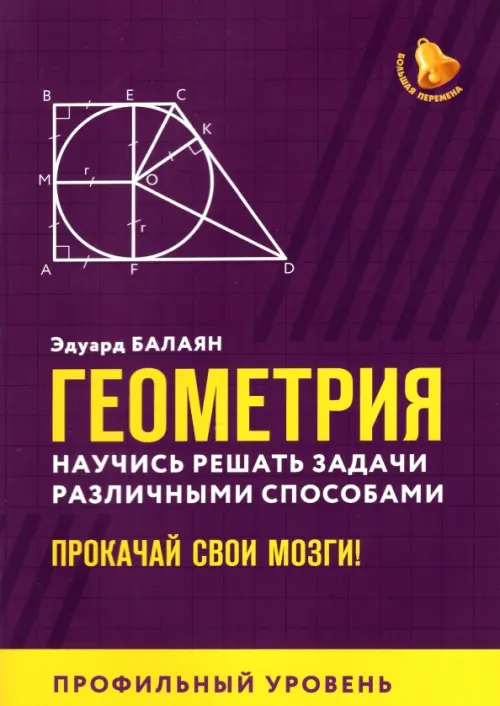 Геометрия. Научись решать задачи различными способами. Прокачай свои мозги. Профильный уровень