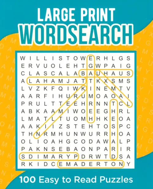 Large Print Wordsearch